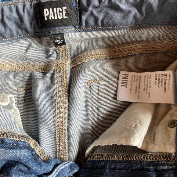 Paige Axel High Rise Jean - Picture 3 of 4